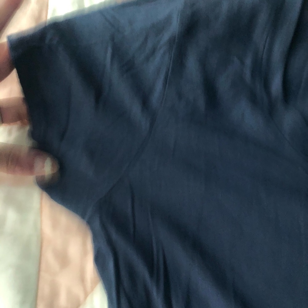 Bring on The Bubbly t-shirt blouse navy size L - Picture 5 of 5